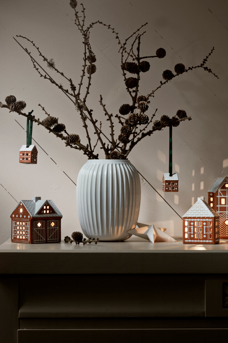 Gingerbread juleophæng, brun - 2 stk